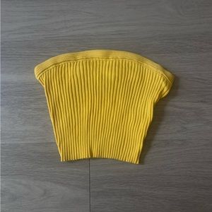 Forever 21 Yellow Tube Top